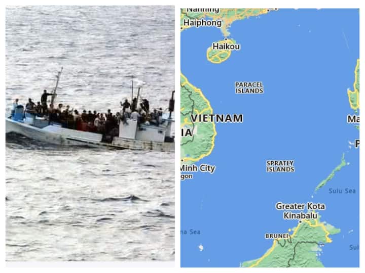 Singapore Navy rescues 306 Sri Lankan Tamils Refugee stranded in between Vietnam and philiphines Sri Lankan Tamils: நடுக்கடலில் தத்தளித்த இலங்கைத் தமிழர்களை மீட்ட சிங்கப்பூர் கடற்படை