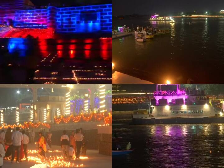 वहीं जनसहभागिता से लगभग 11 लाख दीये जलाए गए. देव दीपावली का महत्व बताते हुए बटुक भैरव मंदिर के महंत जितेंद्र मोहन पूरी जानकारी दी.