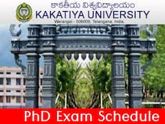 కేయూ పీహెచ్‌డీ ప్రవేశ పరీక్ష షెడ్యూలు వెల్లడి, ముఖ్యతేదీలివే!