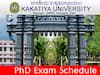 KU PhD Exam: కేయూ పీహెచ్‌డీ ప్రవేశ పరీక్ష షెడ్యూలు వెల్లడి, ముఖ్యతేదీలివే!