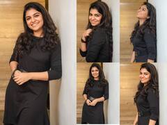 Raveena Ravi: கருப்பு..அழகோட வண்ணம்..! கருப்பு உடையில் கலக்கும் 
