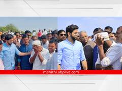 PHOTO: आदित्य ठाकरेंना व्यथा सांगताना शेतकऱ्याच्या डोळ्यात अश्रू