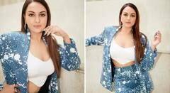 Sonakshi Sinha: ਸੋਨਾਕਸ਼ੀ ਸਿਨਹਾ ਨੇ ਡੈਨਿਮ ਪੈਂਟਸੂਟ 'ਚ ਫੈਲਾਈ ਬੌਸ ਲੇਡੀ ਵਾਈਬਸ, ਪਤਲੀ ਕਮਰ ਨੇ ਖਿੱਚਿਆ ਪ੍ਰਸ਼ੰਸਕਾਂ ਦਾ ਧਿਆਨ