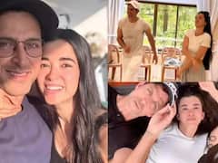 Hrithik-Saba Pics: લેડી લવની સાથે જોવા મળ્યો  Hrithik Roshan, ક્યૂટ કેમિસ્ટ્રી જીતી લેશે તમારુ દિલ