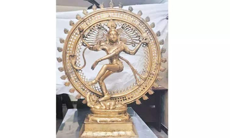 Trihcy: 10 Crores worth of Nataraja metal sculpture recovered, 2 people arrested TNN திருச்சி: ரூ.10 கோடி மதிப்பிலான நடராஜர் உலோக சிலை மீட்பு -  2 பேர் கைது
