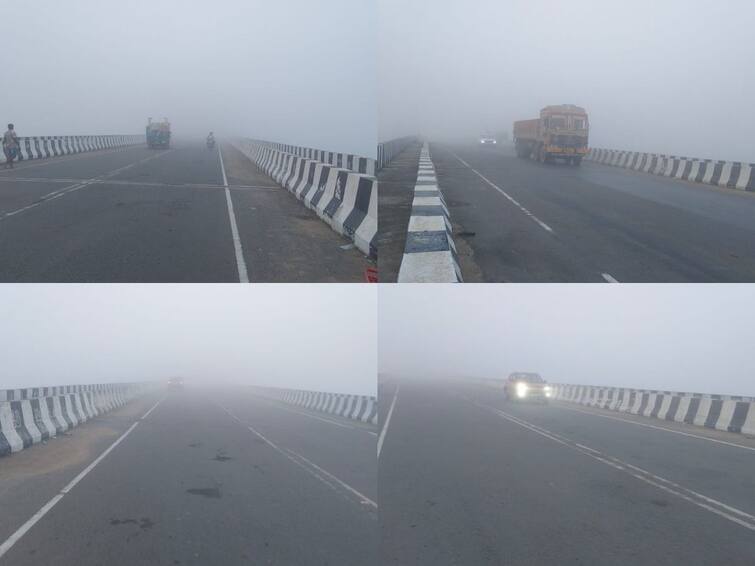 Warangal Smog: Morning Weather in Telangana DNN Telangana: ఆ జాతీయ రహదారిపై పొగ మంచు చూస్తే అవాక్కు కావాల్సిందే- Photos చూశారా