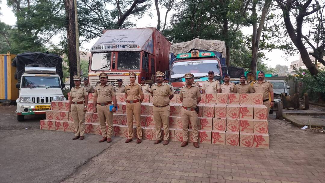 maharashtra news nashik news Suspects who looted beer containers arrested by Ghoti police Nashik Crime : ड्रॉयव्हरला बेशुद्ध केले अन् बियरचा कंटेनरच पळवला ... मग पुढे काय घडलं? 
