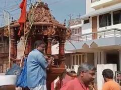 बेळगाव : शहापुरातील श्री विठ्ठल देवस्थानचा रथोत्सव मानकरी आणि भक्तांच्या उपस्थितीत संपन्न