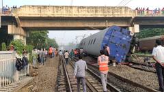 Goods Train Derailed at Rajamundry : రాజమండ్రి సమీపంలో తెల్లవారుజామున ఘటన | DNN | ABP Desam