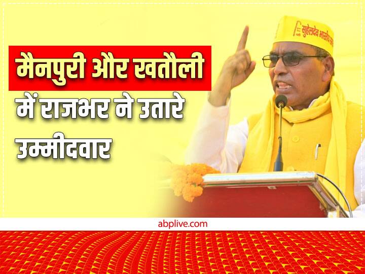 UP By-Election: मैनपुरी और खतौली उपचुनाव के लिए ओम प्रकाश राजभर ने घोषित किए उम्मीदवार, जानें- किसे मिला टिकट? up by elections op rajbhar declared candidates name for mainpuri and khatauli bypolls ann UP By-Election: मैनपुरी और खतौली उपचुनाव के लिए ओम प्रकाश राजभर ने घोषित किए उम्मीदवार, जानें- किसे मिला टिकट?