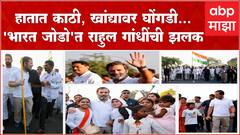 Rahul Gandhi Bharat Jodo Yatra : शेकडो किमींचा प्रवास, हजारो लाकांची गर्दी, 'भारत जोडो'मधील खास क्षण