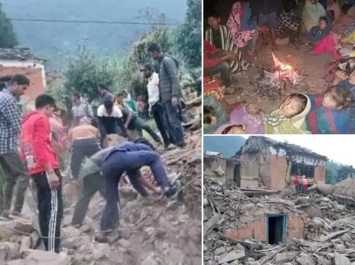 Nepal Earthquake: ਭੂਚਾਲ ਕਾਰਨ ਮਲਬੇ 'ਚ ਦੱਬੀਆਂ 6 ਜਾਨਾਂ, ਠੰਡੀ ਰਾਤ 'ਚ ਅਸਮਾਨ ਹੇਠਾਂ ਕੰਬਦੇ ਰਹੇ ਲੋਕ, ਕਿਤੇ ਅੱਗ ਦਾ ਸਹਾਰਾ, ਵੇਖੋ ਤਸਵੀਰਾਂ