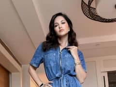 PHOTO: डेनिम ड्रेसमध्ये 'बेबी डॉल' सनी लिओनीचा नवा लूक; फोटो चर्चेत!