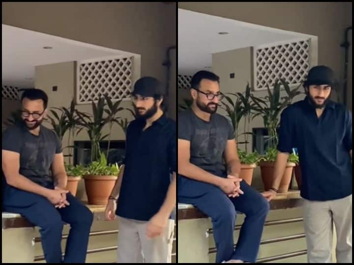 Watch: पापा Saif Ali Khan के साथ वायरल हो रही Ibrahim Ali Khan की ये वीडियो, फैंस ने बताया 'मिरर इमेज'