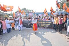 PHOTO: शिवाजीनगरच्या भुयारी मार्गासाठी मनसेकडून औरंगाबादेत आंदोलन