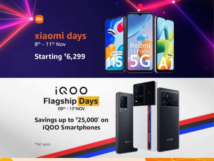 Amazon Deal On Mobile Best Redmi Realme IQOO Phone Under 20000 Redmi Note 11 Realme Narzo 50 IQOO Neo 6 5G Phone Price Features