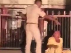 पाली: बुजुर्ग महिला को हेड कांस्टेबल ने मारी लात, बेटे की गिरफ्तारी के बाद पहुंची थी थाने, Video viral