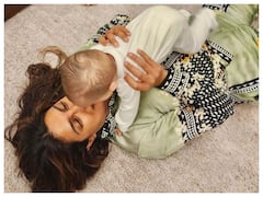 Priyanka Chopra Holds Daughter Malti After Her India Trip, Nick Jonas Looks At Them In Awe - See Pic