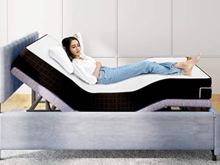 Amazon Offer On Elev8 Smart Adjustable Bed How To Control Snoring How To Get Good Sleep Best Recliner Sofa With Remote Massager   ये रिक्लाइनर बेड गहरी नींद के साथ देगा खर्राटों से भी आराम , जानिये कैसे काम करता है ये एडजस्टेबल बेड