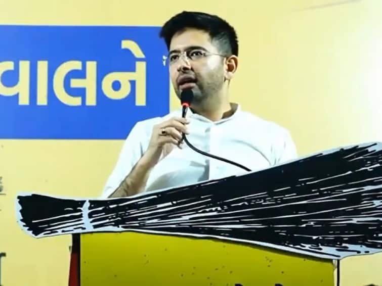 Gujarat Election 2022 Watch Big B Had Maa, But AAP's Raghav Chadha Has...: Famous Deewar Dialogue Arvind Kejriwal