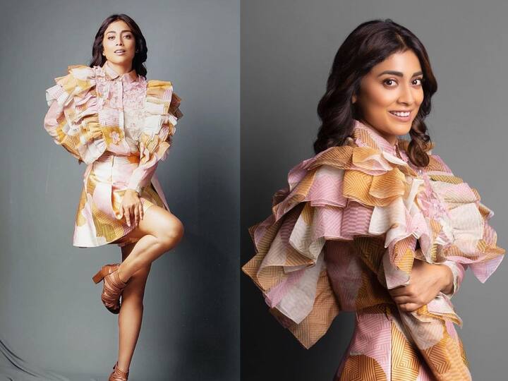 Shriya saran photos: நடிகை ஸ்ரேயா சரணின் திரிஷ்யம் 2 திரைப்பட ப்ரோமோஷன் புகைப்படங்களை இங்கு காணலாம்.