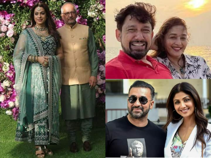 Actresses Who Married NRI: बॉलीवुड में कई ऐसी हसीनाएं हैं जिन्हें इंडिया में अपना परफेक्ट मैच नहीं मिला और इन्होंने NRI से शादी रचा ली. लिस्ट में जूही से लेकर माधुरी दीक्षित तक का नाम शामिल हैं.....