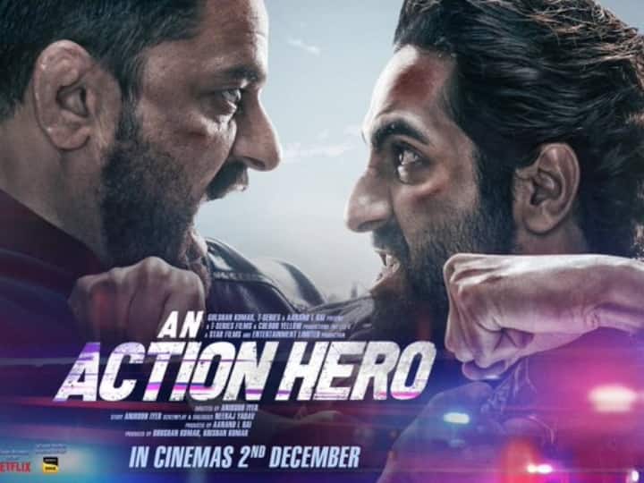 First Look of An Action Hero starring  Ayushmann Khurrana An Action Hero First Look: कॉमेडी के बाद अब एक्शन करते दिखेंगे आयुष्मान खुराना, फर्स्ट लुक में दिखा दमदार अवतार