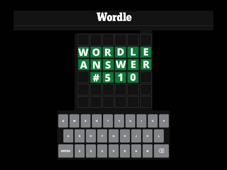 Wordle 510 Answer Today November 11 Wordle Solution Puzzle Hints