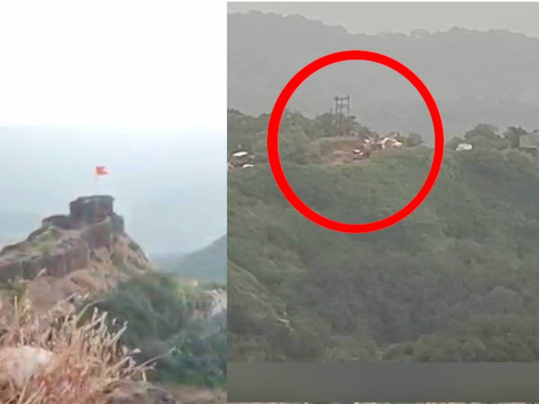 Satara  Shiv Pratap Din demolition of unauthorized construction in front of Afzal Khan  grave has started  Revenue Forest Department action Satara: शिवप्रताप दिनाचा मुहूर्त, अफझल खानच्या कबरीसमोरील अनधिकृत बांधकाम पाडण्यास सुरुवात, महसूल वनविभागाची कारवाई