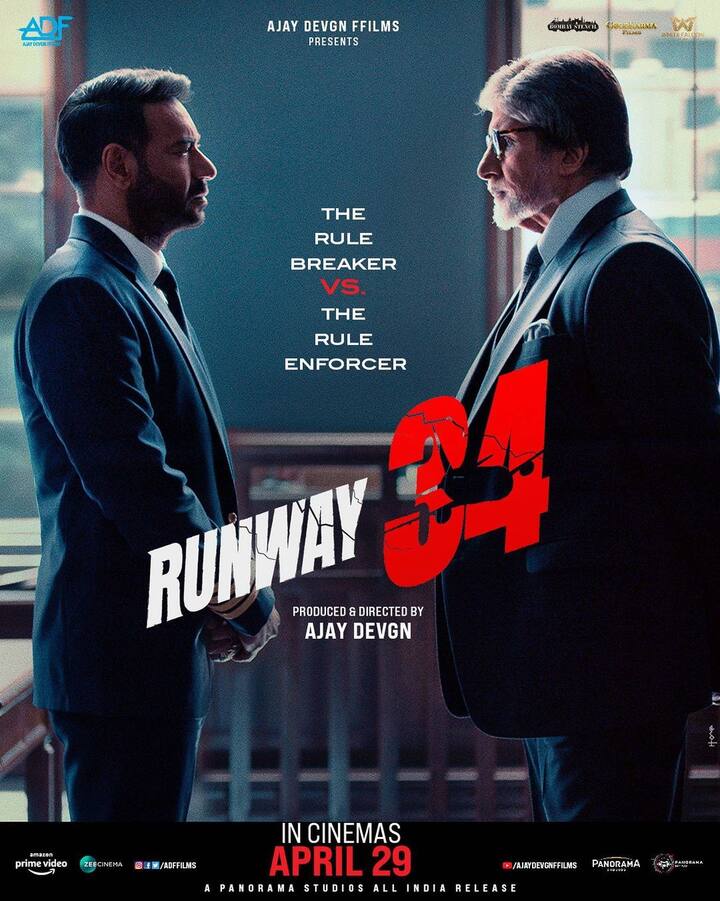 अप्रैल में अमिताभ बच्चन एक बार फिर अजय देवगन के साथ स्क्रीन शेयर करते नजर आए. अप्रैल में उनकी फिल्म 'रनवे 34' रिलीज हुई. फिल्म को क्रिटिक्स ने तो काफी पसंद किया लेकिन बॉक्स ऑफिस पर ये नाकामयाब रही.