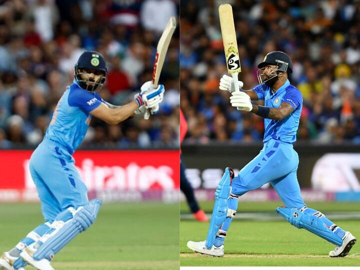 IND vs ENG Semi Final T20 World Cup 2022 India Sets 169 Runs Target Against England Hardik Pandya Virat Kohli Hits Half Century IND vs ENG, Semifinal : कोहली-पांड्या पुन्हा संकटमोचक, अर्धशतकं झळकावत सावरला भारताचा डाव, इंग्लंडसमोर 169 धावांचं आव्हान