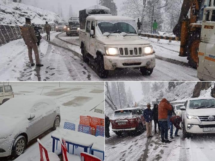 हिमाचल प्रदेश के पहाड़ी इलाकों में बर्फबारी के कारण अब यहां मौसम सर्द हो गया है. मनाली के रोहतांग में 10 सेमी तक ताजा बर्फबारी हुई.