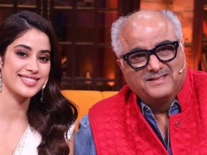 The Kapil Sharma Show Janhvi Kapoor revealed Boney Kapoor used to go to US with chillies जब फ्लाइट में मिर्ची- गरम मसाला लेकर US जा रहे थे Boney Kapoor, बुरा फंस गए थे प्रोड्यूसर, Janhvi Kapoor ने किया खुलासा