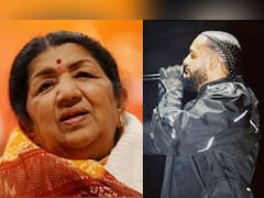 Lata Mangeshkar:  ड्रेकच्या कॉन्सर्टमध्ये लतादीदींचं गाणं; 'दीदी तेरा देवर दिवाना' चं रिमिक्स व्हर्जन ऐकून नेटकरी भडकले