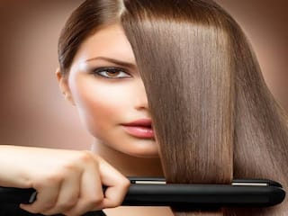 Use of hair straightener in hindi on sale