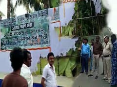 পুড়ল তৃণমূলের শহিদ দিবসের মঞ্চের একাংশ, অভিযোগের তির বিজেপির দিকে