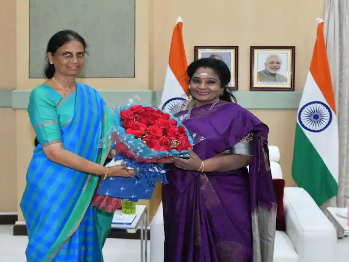 Telangana Teachers Recruitment: Minister Sabitha Reddy Meets Governor Tamilisai Soundararajan