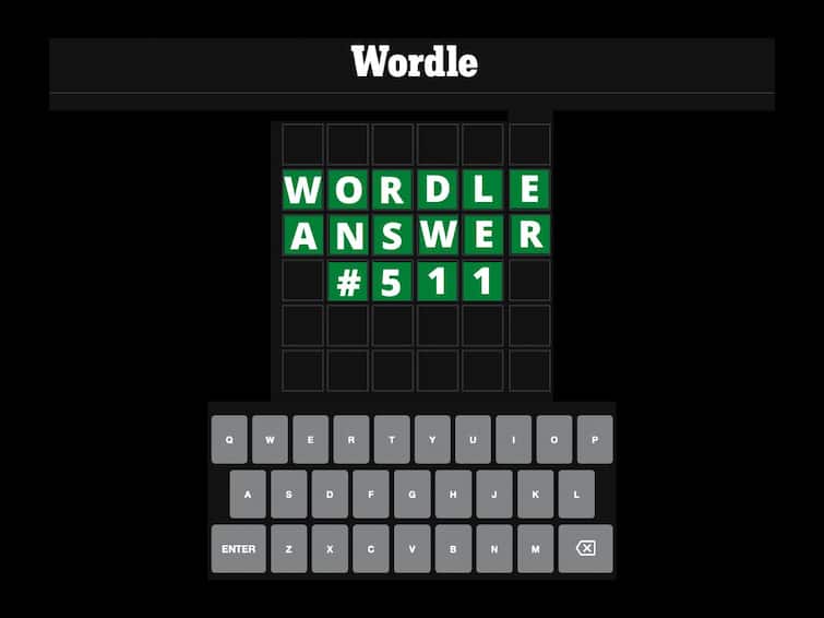 Wordle 511 Answer Today November 12 Wordle Solution Puzzle Hints