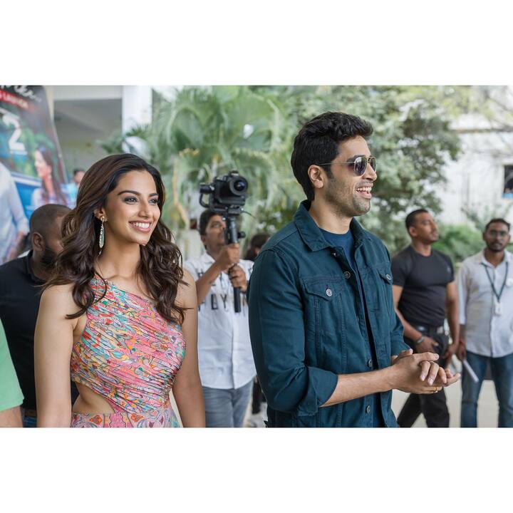 హిట్ 2 మూవీ ప్రమోషన్ ఫోటోలు -Image Credit: Meenakshi Chowdary/Instagram