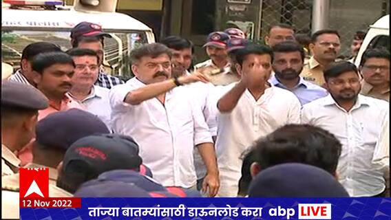 Jitendra Awhad Bail Granted : जामीन मंजूर झाल्यानंतर पोलीस स्थानकाबाहेर कार्यकर्त्यांचा जल्लोष