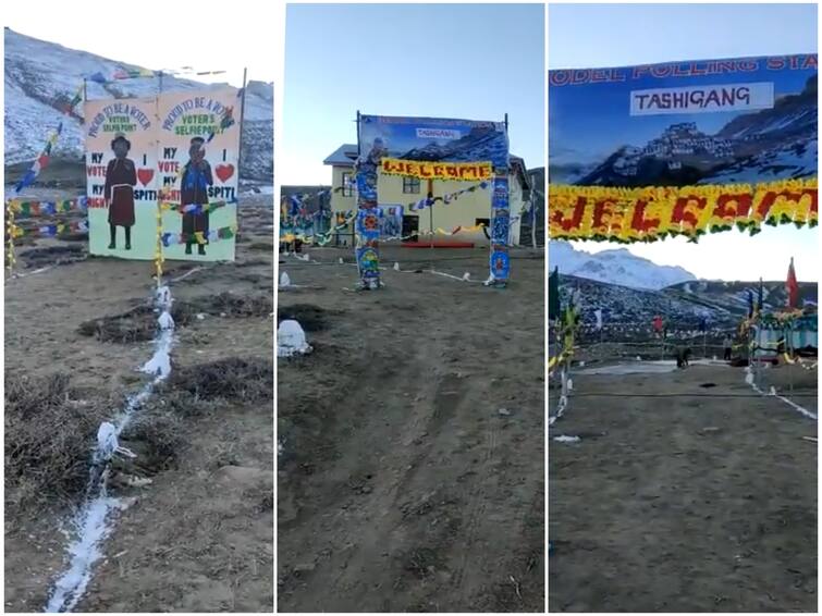 Himachal pradesh World Highest Polling Station Is In Himachal With 52 Voters Himachal Election: 15 ஆயிரம் அடி உயரம்..! உலகின் மிக உயரமான வாக்குச்சாவடி..! இமாச்சல் தேர்தலில் சுவாரஸ்யம்..