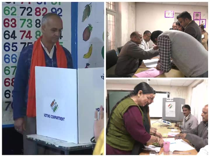 Polling for assembly elections in Himachal Pradesh began at 8 AM on Saturday.