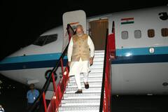 ప్రధాన మంత్రి నరేంద్ర మోదీకి వైజాగ్‌లో ఘన స్వాగతం