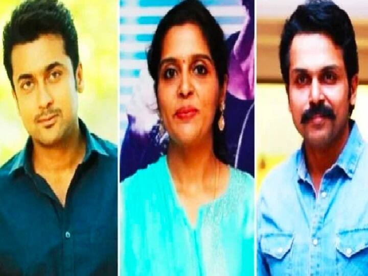 Singer and surya sister Brindha Sivakumar speaks about Jyothika Surya Sister : 