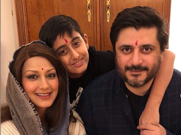 Sonali Bendre : புயலாக தாக்கிய புற்றுநோய்.. காவலாக நின்ற கணவன்.. திருமண நாளில் நெகிழ்ந்த சோனாலி பிந்த்ரே!