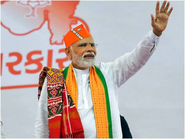 ABP News C-Voter Survey on Will Modi's slogan 'Maine Banaya Ye Gujarat' benefit or harm BJP in gujarat assembly election ABP C Voter Survey: पीएम मोदी का नारा 'मैंने बनाया ये गुजरात' से बीजेपी को फायदा या नुकसान? सर्वे के नतीजे ने खोला राज