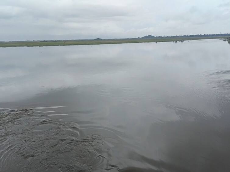 About 600 cubic feet of water is flowing out of Madhuranthakam Lake, the largest lake in Chengalpattu district தொடரும் மழை: மதுராந்தகம் ஏரியில் இருந்து 600 கன அடி நீர் வெளியேற்றம்...