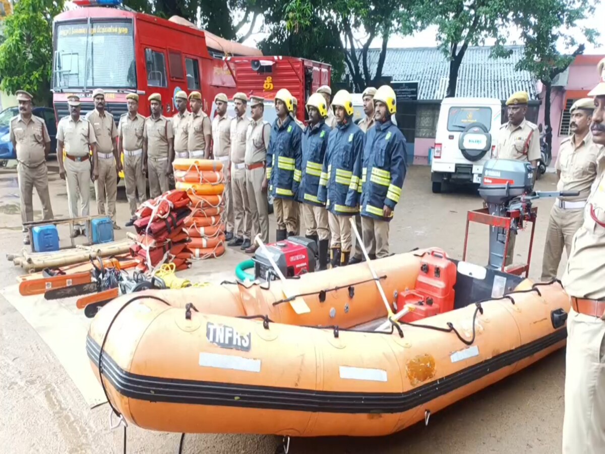 Kanchipuram Rain : கொட்டி தீர்த்த மழை.. மக்களே கவலைப்படாதீங்க.. காஞ்சிபுரம் தீயணைப்புத்துறையின் தயார்நிலை..