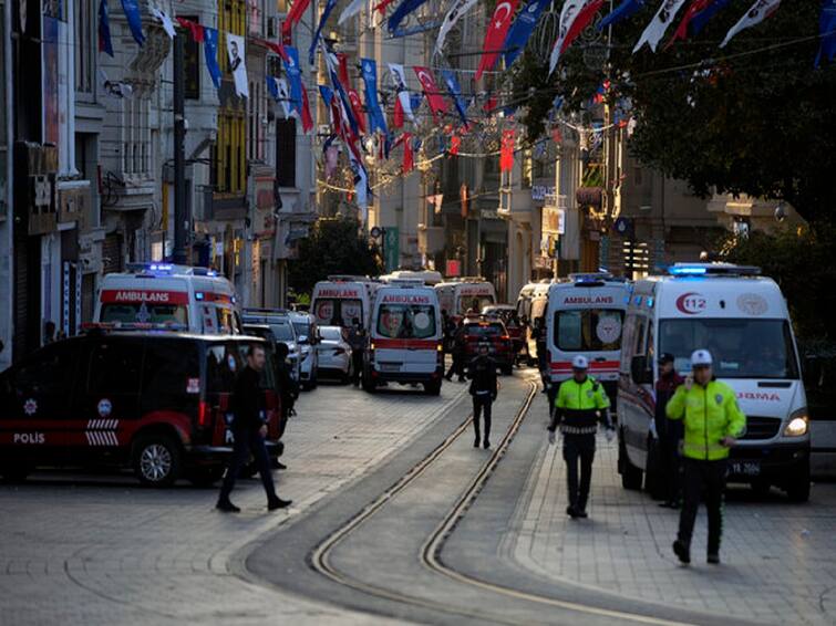 Istanbul Explosion police arrested person who left bomb in market Turkkey World Marathi News तुर्कीची राजधानी इस्तांबुलमध्ये भीषण स्फोट; एकाला अटक, तर 6 लोकांचा मृत्यू, 81 जखमी