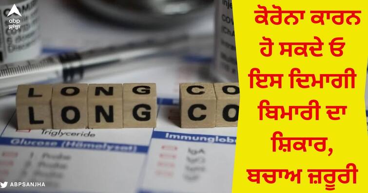 Long Covid Risk: If you have corona virus, you can become a victim of this brain disease, protect yourself like this Long Covid Risk : ਤੁਹਾਨੂੰ ਵੀ ਹੋਇਆ ਕੋਰੋਨਾ ਤਾਂ ਹੋ ਸਕਦੇ ਹੋ ਇਸ ਦਿਮਾਗੀ ਬਿਮਾਰੀ ਦਾ ਸ਼ਿਕਾਰ, ਇਸ ਤਰ੍ਹਾਂ ਕਰੋ ਬਚਾਅ